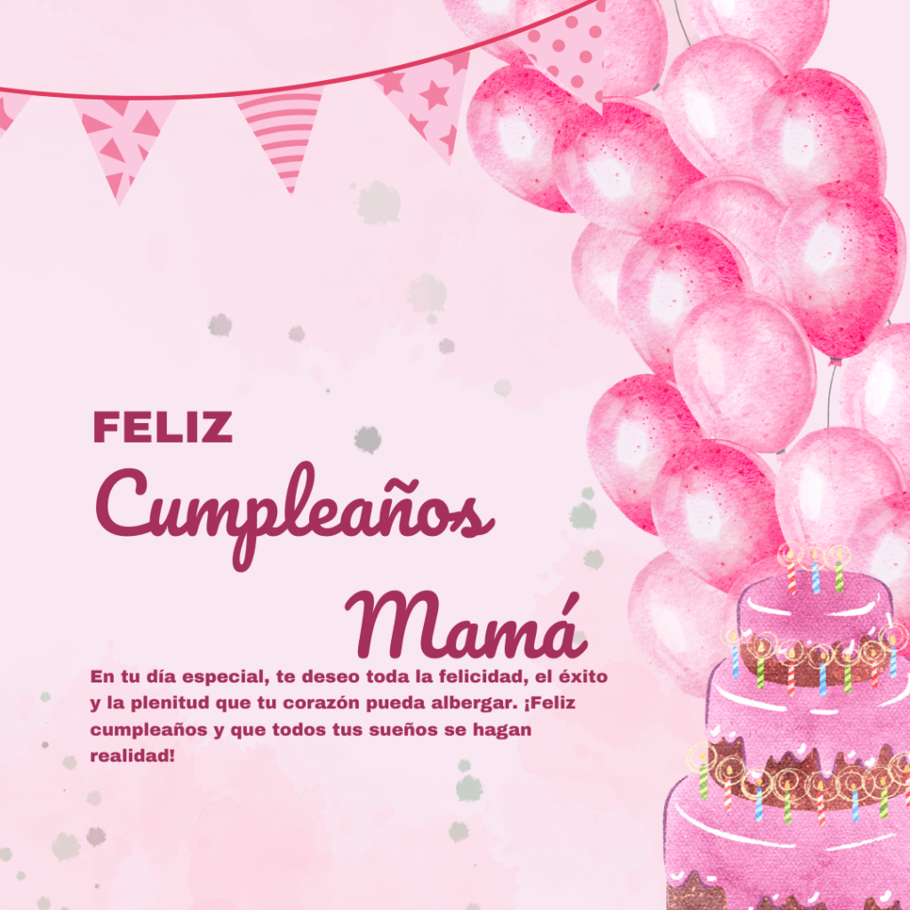 Feliz Cumpleaños para Mamá Imágenes